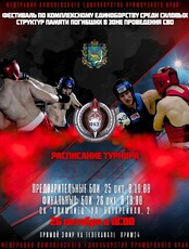 Фестиваль по Комплексному Единоборству среди силовых структур памяти погибших в зоне СВО