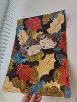 Мастер-класс "Ёжики в осенних листьях"