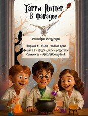 Мастер-класс "Гарри Поттер в Фарадее" для детей от 6 до 12 лет
