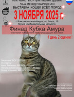 Международная выставка кошек от клуба любителей кошек "Бастис"