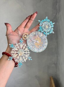 Мастер-класс по созданию елочных игрушек из эпоксидной смолы