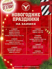 Новогодние праздники на Заимке