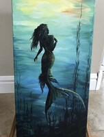 Арт-встреча "Рисуем русалку в океане"