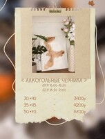 Мастер-класс "Алкогольные чернила"