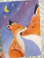 Мастер-класс для детей ко Дню матери "Лисички"