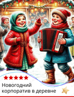 Новогодний корпоратив в деревне