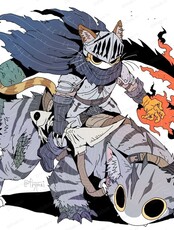 Мастер‑класс по аниме "Кот в образе рыцаря"