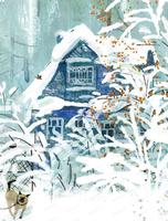 Мастер‑класс "Зимняя сказка: домик в снегу"