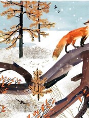 Мастер‑класс "Лиса в снежном лесу"