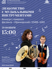 Лекция-концерт «Знакомство с музыкальными инструментами»