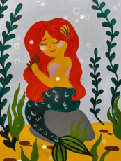 Детский час в музее. Мастер-класс "Русалочка"