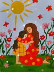 Детский час в музее. Мастер-класс "Я и мама"