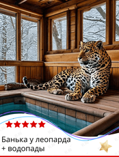 Тур «Банька у леопарда + водопады»