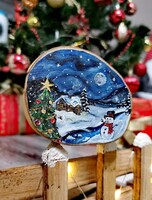 День рождения студии "Хобби Холл". Мастер-класс "Зимняя ночь"