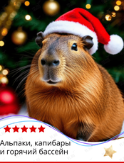 Тур «Альпаки, капибары и горячий бассейн»