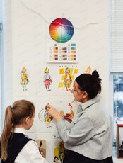 Мастер-класс "Новогодняя картина"