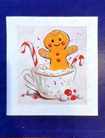 Мастер-класс по живописи гуашью «Пряник»