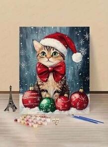 Мастер-класс для детей "Котёнок и новый год"