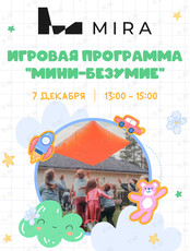 Развлекательная программа «Мини-безумие»