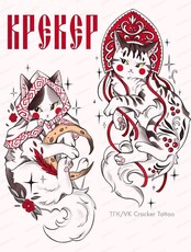 Мастер‑класс "Коты в русском стиле: иллюстрация"