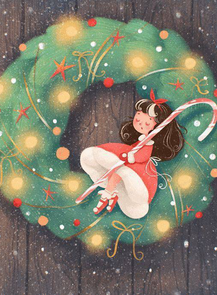 Мастер‑класс "Новогодний венок в Procreate"