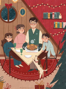 Мастер‑класс "Семья за новогодним столом"