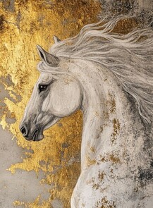 Мастер-класс по акрилу и золотой потали "Символ силы"