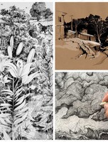 Мастер-класс по рисованию тушью пером