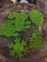 Мастер-класс «Декор из дерева с мхом»