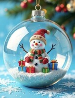 Семейный мастер-класс "Новогодняя игрушка из пластилина в шаре"