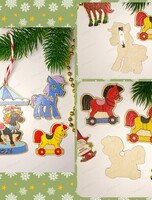 Новогодний мастер-класс "Роспись по дереву"