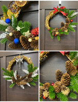 Мастер-класс "Новогодний венок"
