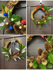 Мастер-класс "Новогодний венок"