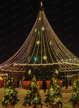 Новогодние развлекательные мероприятия на площади им. Ленина