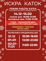 Каток в футбольной академии "Искра"