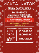 Каток в футбольной академии "Искра"