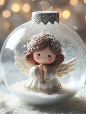 Мастер-класс по лепке из пластилина "Ангел в шаре"