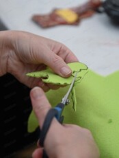 Мастер-класс "Винтажные истории. Фетровая брошь"