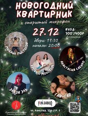 Новогодний квартирник (+открытый микрофон)