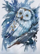 Новогодний мастер-класс по живописи