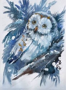 Новогодний мастер-класс по живописи