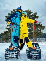 Катания на мотосноубордах