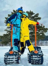 Катания на мотосноубордах