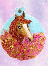 Мастер-класс по росписи гипсовой заготовки "Лошадка - символ 2026"