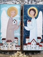 Мастер-класс по живописи "Рождественский Ангел"