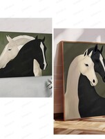 Мастер-класс по живописи маслом "Интерьерная картина. Пара лошадей"