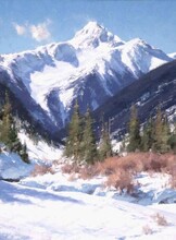 Мастер-класс по живописи "Свет горных вершин"