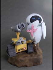 Мастер-класс по лепке из пластилина "Валли и Ева"