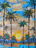 Мастер-класс по акрилу "Тропические грёзы"