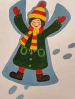 Проект "Детский час". Мастер-класс "Ангел на снегу"